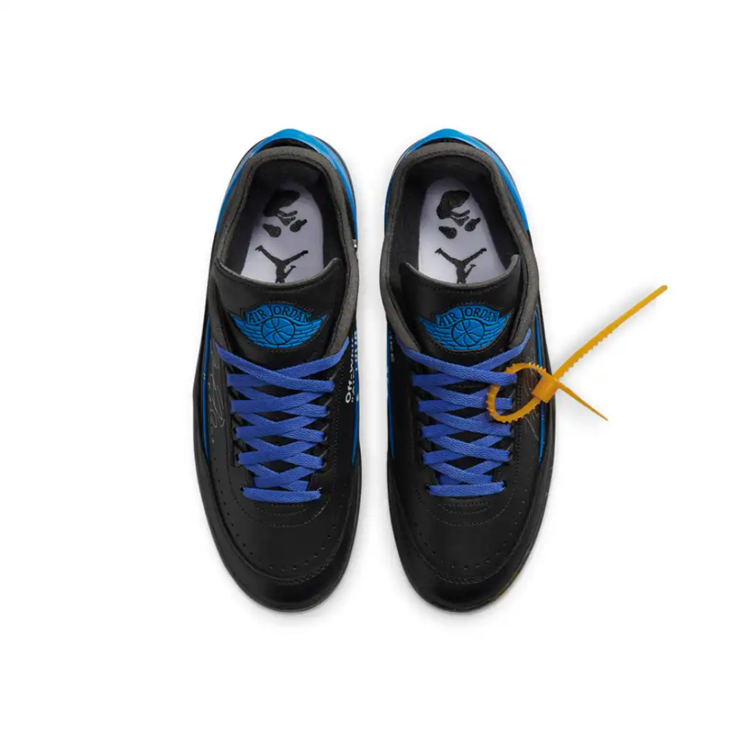 Off-White x Air Jordan 2 Low SP Black Royal
