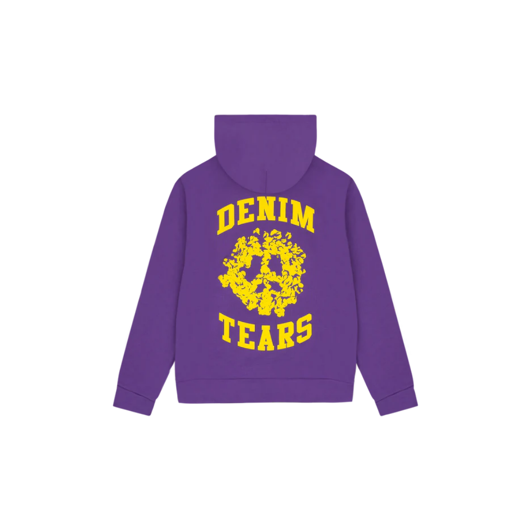 Denim University Zip Hoodie Purple