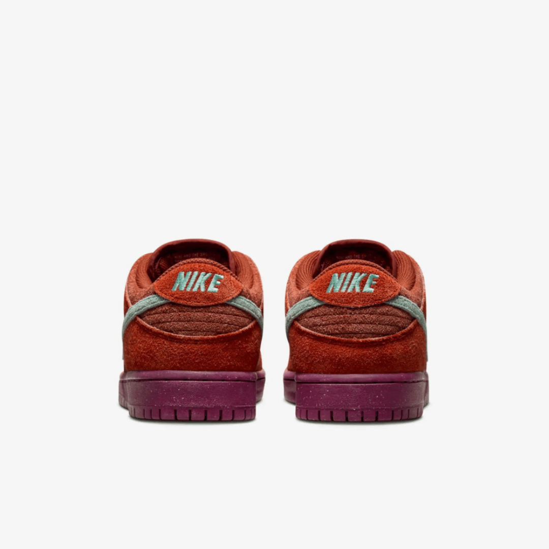 Nike SB Dunk Low Pro Mystic Red and Rosewood