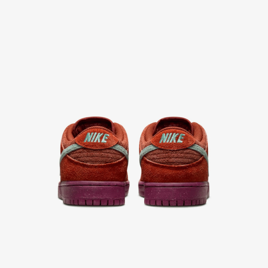 Nike SB Dunk Low Pro Mystic Red and Rosewood