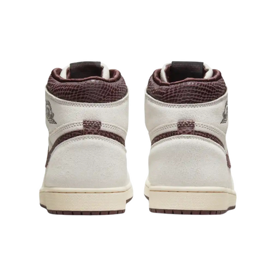 Air Jordan 1 X A Ma Maniere Sail and Burgundy