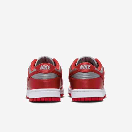 Nike Dunk Low Varsity Red and Medium Grey
