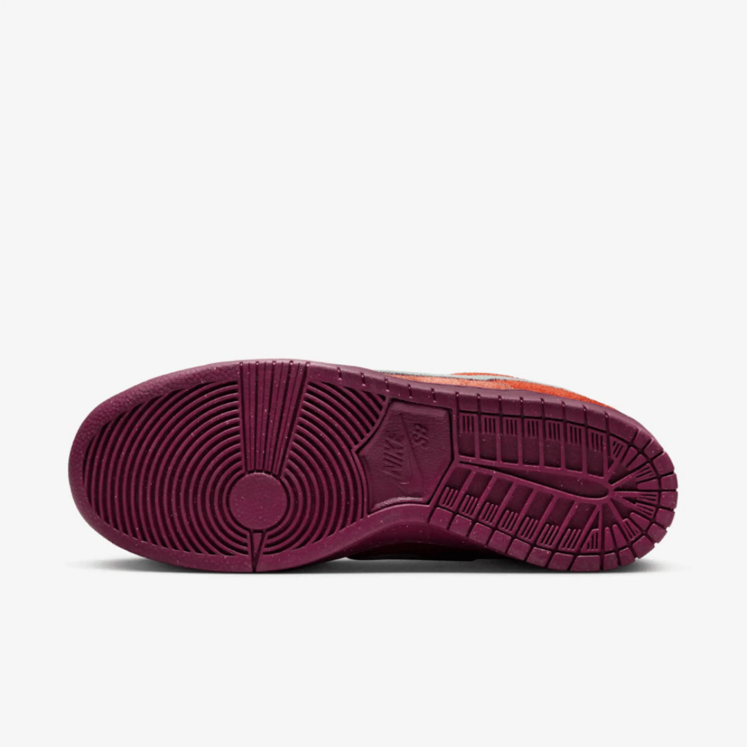 Nike SB Dunk Low Pro Mystic Red and Rosewood